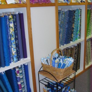 Fat Quarters in Baskets