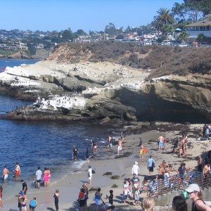 Seal Beach in La Jolla, CA