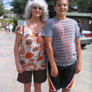 Caden is taller than Grandma Shirley