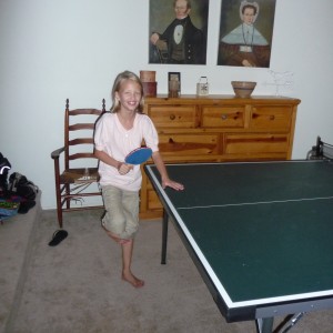 sarah-and-ping-pong Sarah - the one legged ping pong player