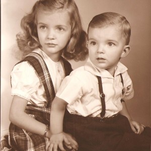 This is me - and my brother, JIM in 1951!