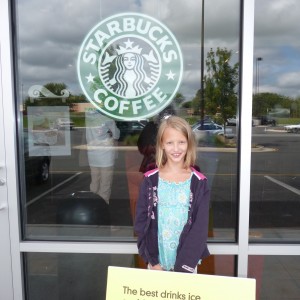 Sarah at Starbucks